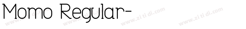 Momo Regular字体转换